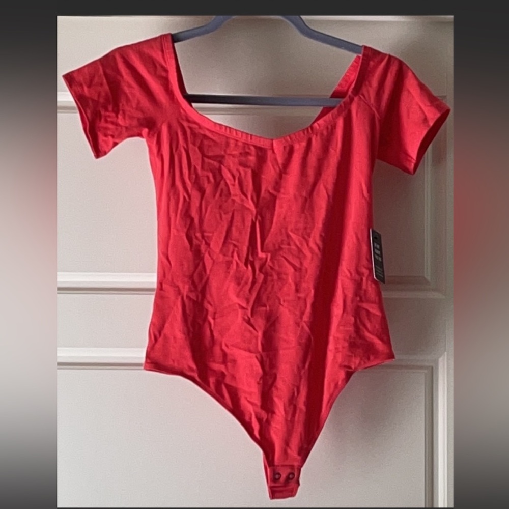 Coral bodysuit